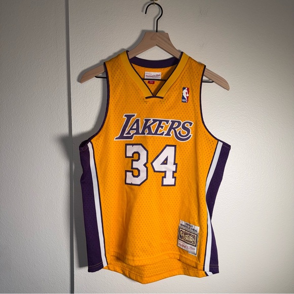 Mitchell & Ness Other - VINTAGE NBA LA LAKERS Shaquille ONeal Mitchell & Ness athletic mesh jersey L
